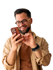 man with phone